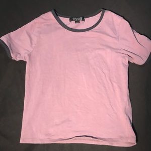 Juniors Purple crop top